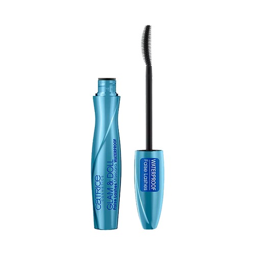 CATRICE Glam & doll false lashes tono 010 Máscara de pestañas waterproof efecto pestañas postizas.