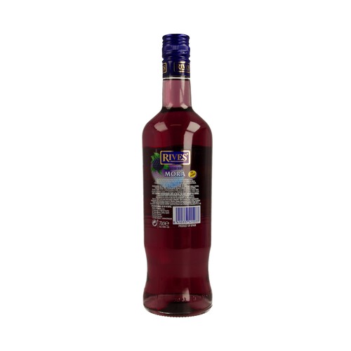 RIVES Licor de mora sin alcohol RIVES botella de 70 cl.