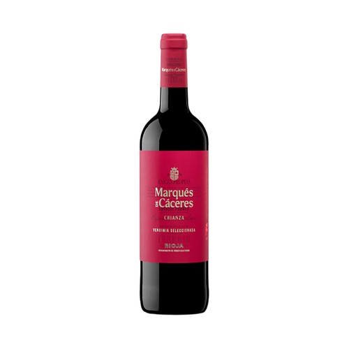 MARQUÉS DE CÁCERES Vendimia seleccionada Vino tinto crianza con D.O. Ca. Rioja botella 75 cl.