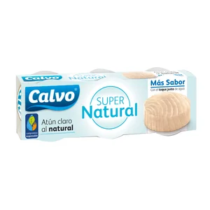 CALVO Atún claro al natural 3 uds. x 56 g.