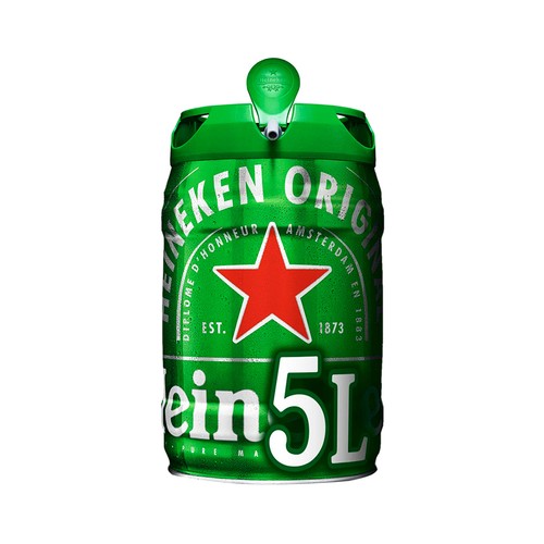 HEINEKEN Cerveza barril 5 l.