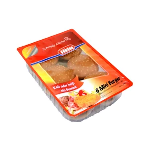 DIETER HEIN Mini burgers de cerdo, listas para calentar y comer DIETER HEIN 6 x 50 g.