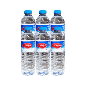 ESMIAGUA Agua mineral botella de 50 cl, pack de 6 uds.