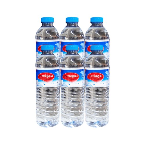 ESMIAGUA Agua mineral botella de 50 cl, pack de 6 uds.