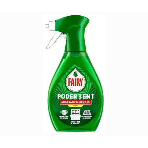 FAIRY Spray prelavado recarga limón 500 ml.