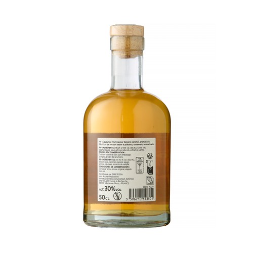 ST SIMON Arrangé Ron infusionado con plátano y caramelo botella 50 cl