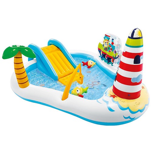 Centro de juego de pesca hinchable, 218x188x99cm, INTEX.