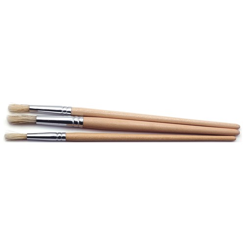 Pack 3 pinceles Nº7, Nº9, Nº11. PRODUCTO ECONÓMICO ALCAMPO