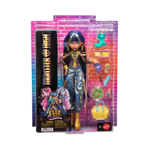 MONSTER HIGH Cleo de Nile muñeca con accesorios