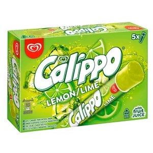 CALIPPO Helado de lima limón 5 x 105 ml.