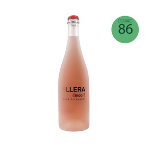 YLLERA 5.5 Vino rosado frizzante espumoso con bajo contenido en alcohol botella 75 cl.