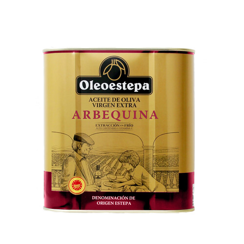 OLEOESTEPA Aceite de oliva virgen extra arbequina DOP Estepa lata 2,5 l.