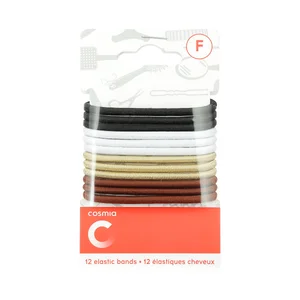 COSMIA Gomas elásticas de diferentes colores COSMIA 12 uds.