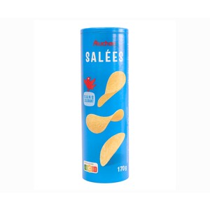PRODUCTO ALCAMPO Patatas teja con sal  170 g.
