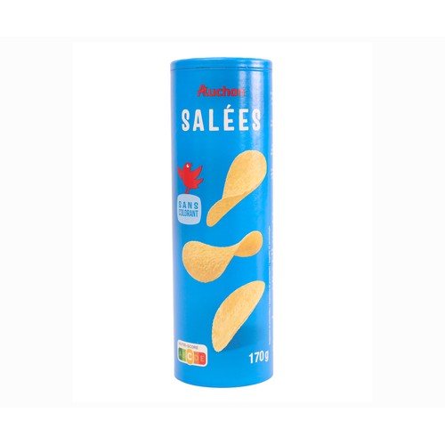 PRODUCTO ALCAMPO Patatas teja con sal  170 g.