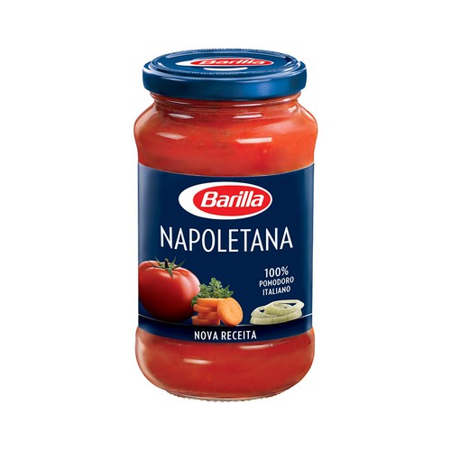 BARILLA Salsa Napoletana (Napolitana) con base de tomate BARILLA 400 g.