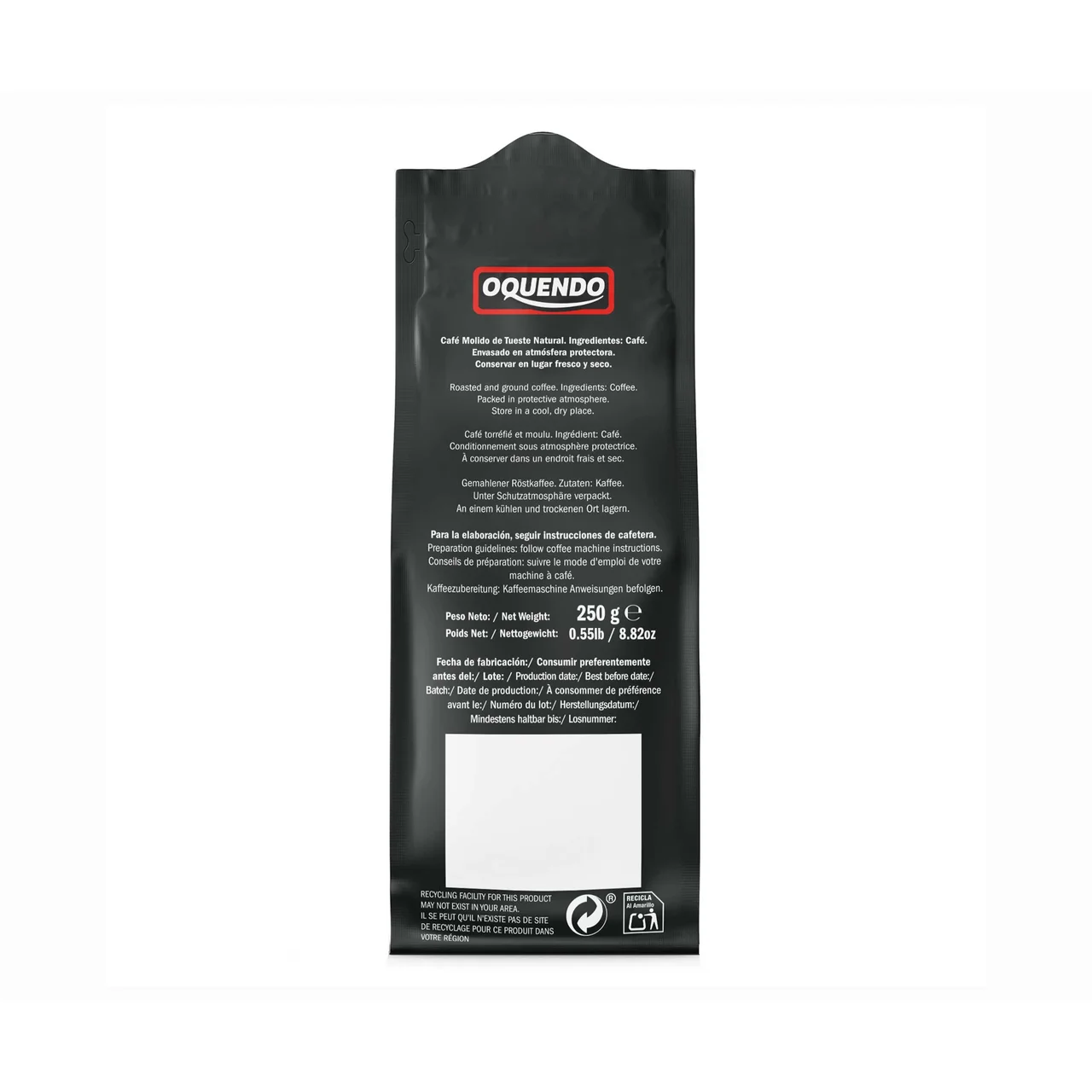 Café molido natural I7 250 g.