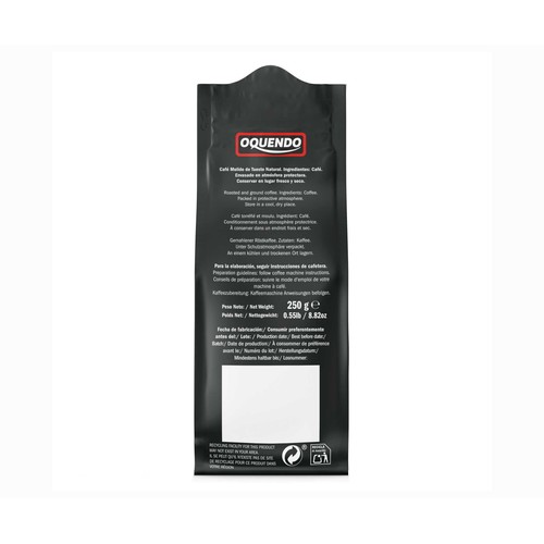 OQUENDO Café molido natural I7 250 g.