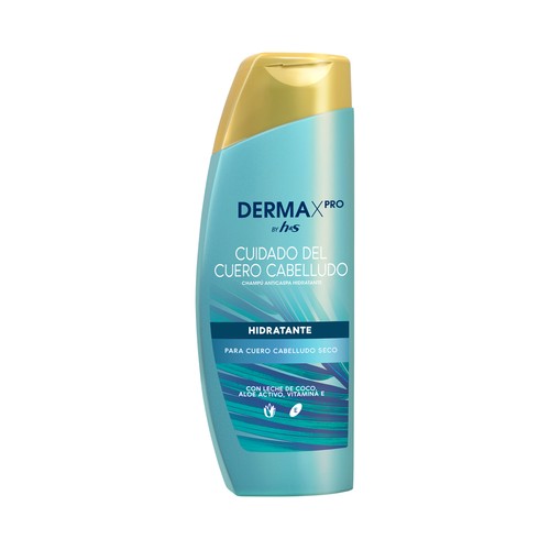 H&S Champú anticaspa hidratante para cuero cabelludo seco H&S Derma X pro 300 ml.