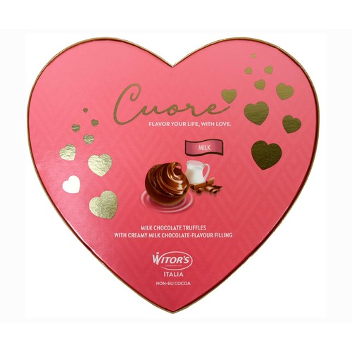 WITORS Bombones caja cuore con forma de corazón 140 g.