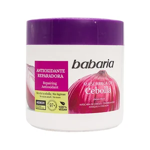 BABARIA Mascarilla capilar de cebolla reparadora y antioxidante 400 ml.