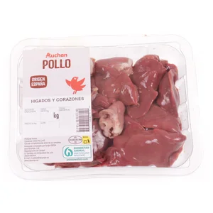 AUCHAN Higaditos de pollo bandeja. Producto Alcampo
