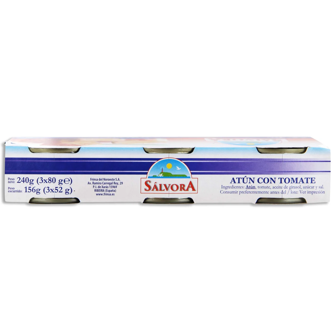 Atún con tomate 52 g. pack 3 uds.