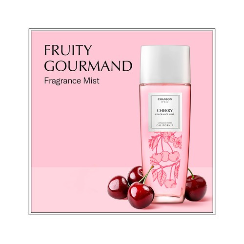 CHANSON D´EAU California Body mist para mujer con fragancia a cerezas 75 ml.