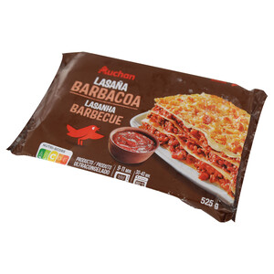 PRODUCTO ALCAMPO Lasaña con carne de cerdo a la barbacoa PRODUCTO ALCAMPO 525 g.