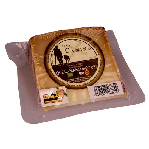 Queso de oveja ecológico manchego PARA CAMINO 200 g.