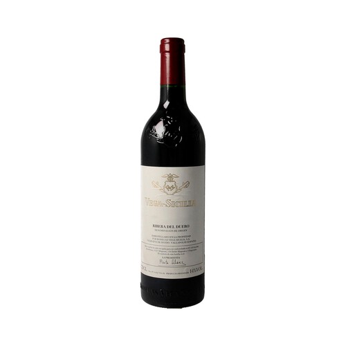 VEGA SICILIA  Vino tinto gran reserva con D.O. Ribera del Duero VEGA SICILIA botella de 75 cl.