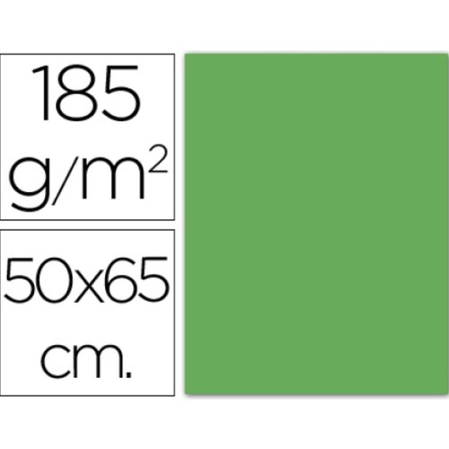 Cartulina Iris verde manzana 185g 50x65cm CANSON.