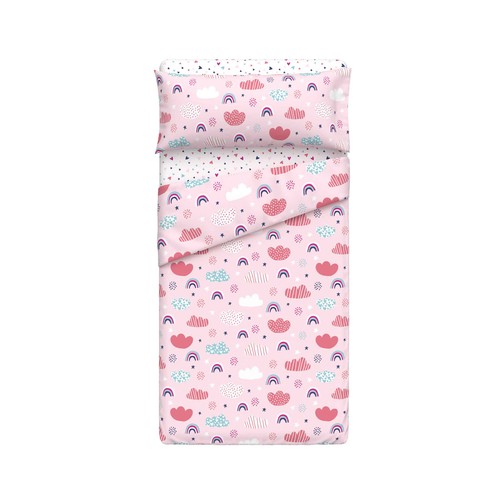 Juego sábanas infantiles para cama 90cm. 100% poliéster.