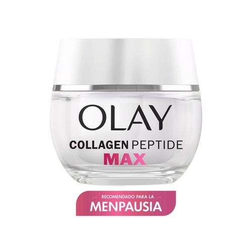 OLAY Collagen peptide max Crema facial de día recomendada para la menopausia 50 ml.