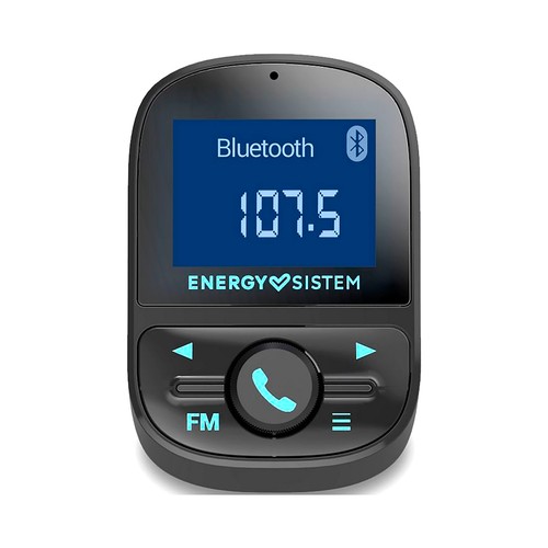 Reproductor MP3 para coche ENERGY SISTEM Car Transmitter FM Bluetooth PRO, lector de tarjetas MicroSD.