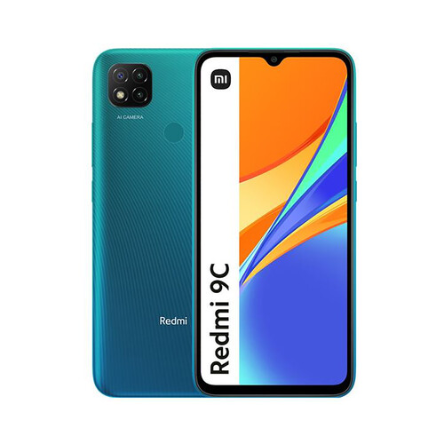 XIAOMI Redmi 9C verde, 128GB + 4GB Ram, pantalla 16,5cm (6,53).