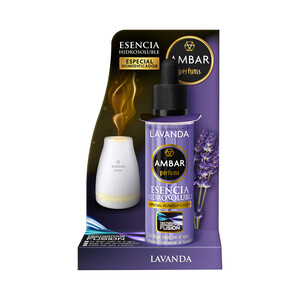 Imagen de AMBAR Esencia hidrosoluble especial para humidificador con aroma a lavanda.