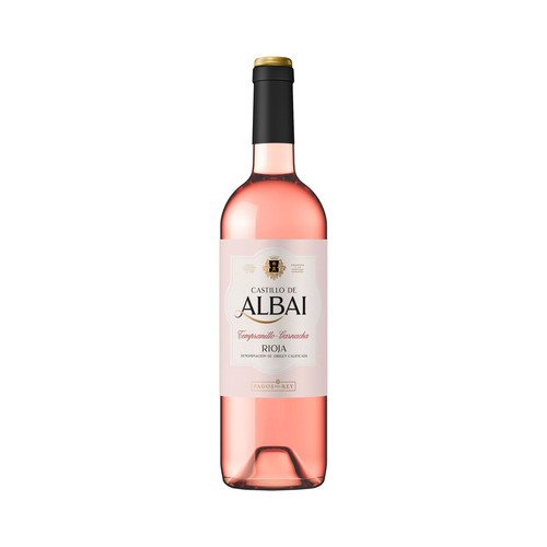 CASTILLO DE ALBAI Vino rosado con D.O. Ca Rioja botella 75 cl.