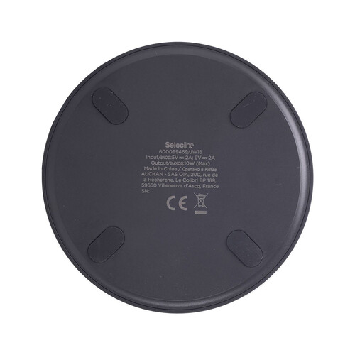 Cargador inalámbrico para smartphone, batería de 10W, cable de 8 mm, SELECLINE. 