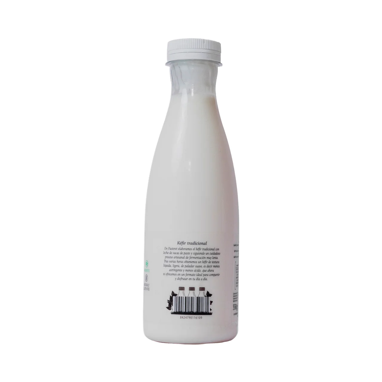 Kéfir bebible natural, de sabor suave y baja acidez 550 ml.