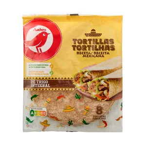 PRODUCTO ALCAMPO Tortillas de trigo integrales 8 uds 320 g