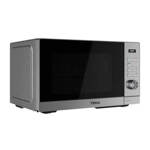 Microondas con grill TEKA MWE FS25 G, color gris, capacidad 25L, potencia: 900W, grill: 1000W.