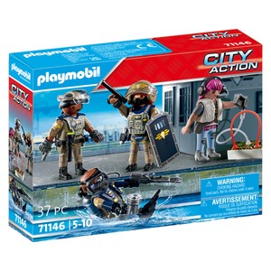 Imagen de PLAYMOBIL fuerzas especiales - set figuras