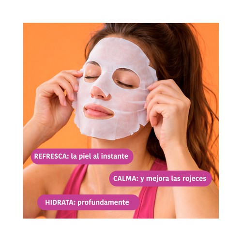 IROHA NATURE Post workout Mascarilla facial purificante con spirulina y ácido Hialurónico.
