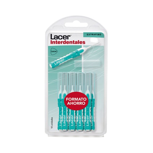 LACER Cepillos Interdentales rectos y extrafinos 10 uds.