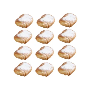 Mini napolitanas rellenas de crema, 12 uds.