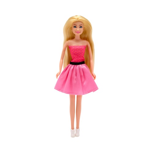 Muñeca Style Story con 4 Outfits, 11 piezas, modelos surtidos +3 Años ONE, TWO FUN