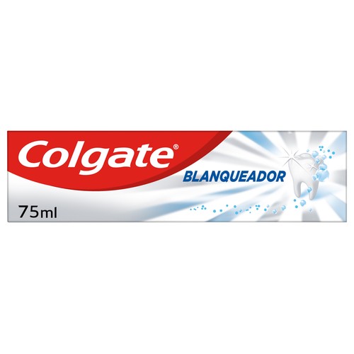 COLGATE Pasta de dientes blanqueadora, sabor menta fresca 75 ml.