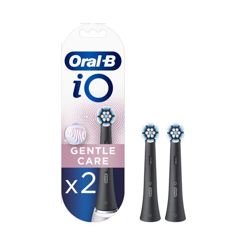 ORAL-B io gentle care Pack de 2 recambios para cepillo de dientes eléctrico Braun.