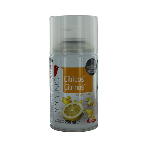 PRODUCTO ALCAMPO Recambio de ambientador automático con esencia cítricos.250 ml.